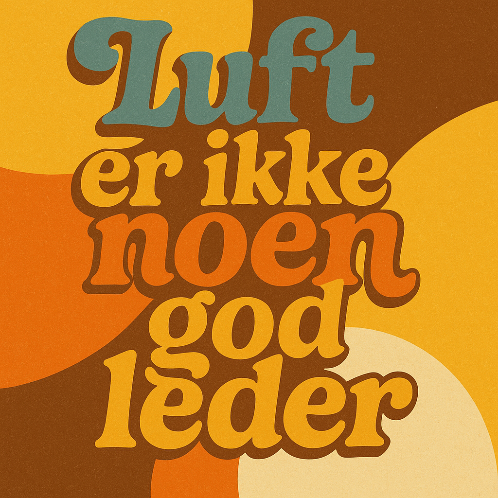 Luft er ikke noen god leder