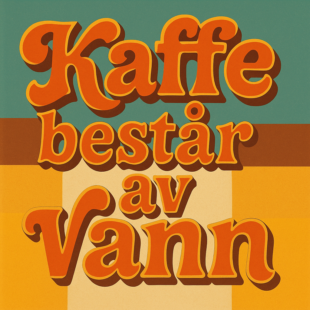 Kaffe består av vann