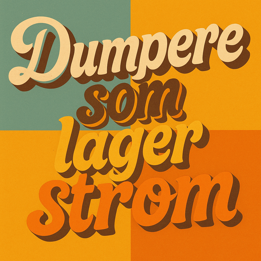 Dumpere som lager strøm