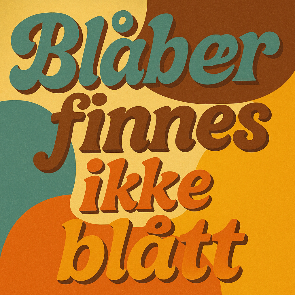 Blåbær finnes ikke blått