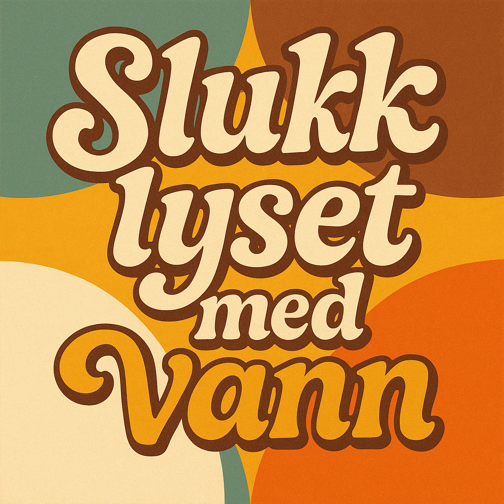 Slukk lyset med vann