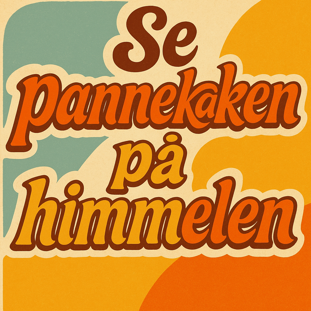 Se pannekaken på himmelen